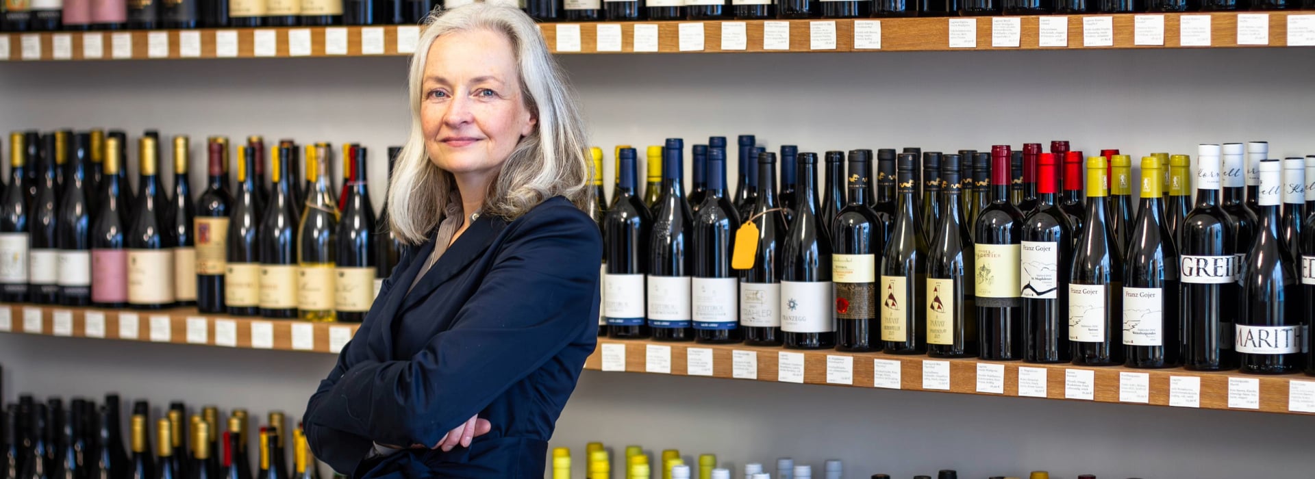 Portrait of Claudia Dietsch, recipient of the Wine Culture Award.