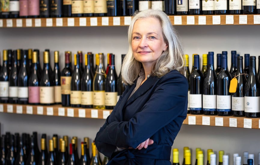 Portrait of Claudia Dietsch, recipient of the Wine Culture Award.