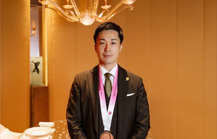 Japanese sommelier Ryoga Nakamura ©Ryoga Nakamura